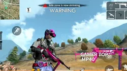 Skin top gamer para las armas del Free Fire