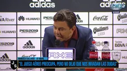 Gallardo se sacó el saco de DT, se solidarizó con los hinchas de River y disparó contra la Conmebol