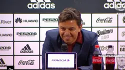 Gallardo en conferencia de prensa.