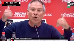 Holan explotó en conferencia de prensa.