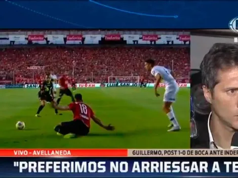 Guillermo quiso evitar hablar de la final en Madrid pero comparte opinión con River