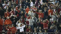 La hinchada de River enfrentó y desafió a la barrabrava del club