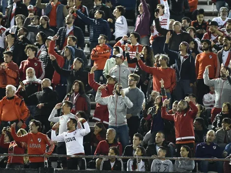 La hinchada de River enfrentó y desafió a la barrabrava del club