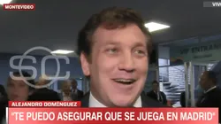 A Domínguez le preguntaron por el comunicado de River y tiró: "Para mí la palabra vale"