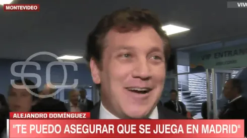 A Domínguez le preguntaron por el comunicado de River y tiró: "Para mí la palabra vale"