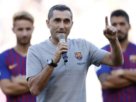 Ni a Valverde, DT del Barcelona, le gusta que la final de juegue en Madrid