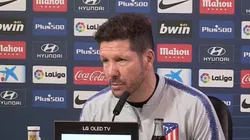 Harto como todos: Simeone ya no quiere decir más nada del River-Boca
