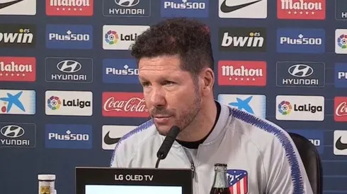 Harto como todos: Simeone ya no quiere decir más nada del River-Boca