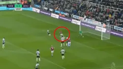 Foto captura del gol de Chicharito