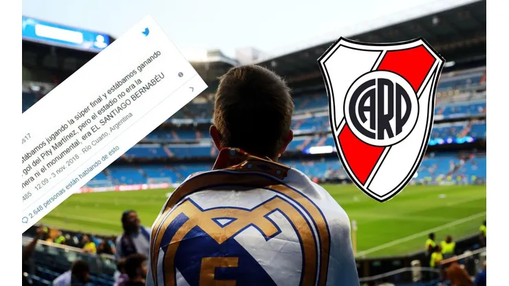 Un hincha avisó que se iba a jugar en el Bernabéu