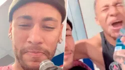 Neymar junto a Mbappé