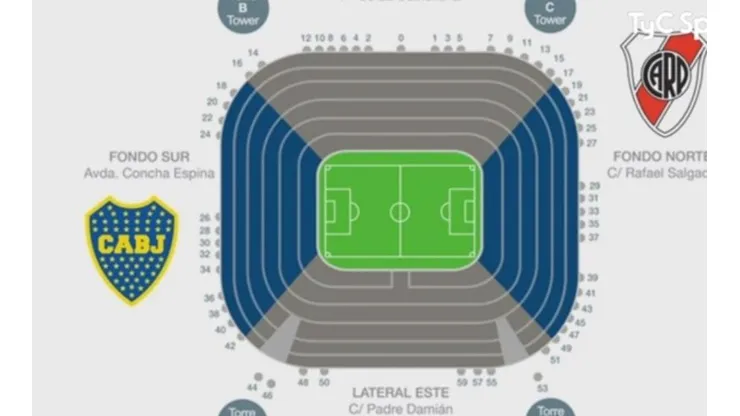 Foto del Santiago Bernabéu, estadio del Real Madrid.