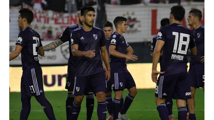 Foto de Luciano Lollo, jugador de River.