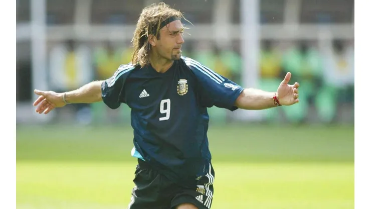 Gabriel Batistuta en la Selección Argentina.