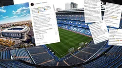 Conmebol posteó una foto del Bernabéu y le llovieron insultos de todos lados