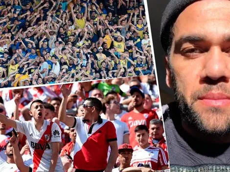 Dani Alves se filmó en Instagram completamente indignado por el River - Boca en Madrid