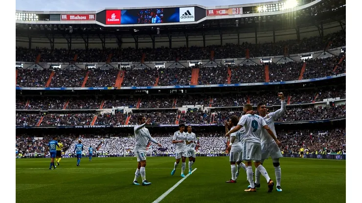 Foto del Santiago Bernabéu.