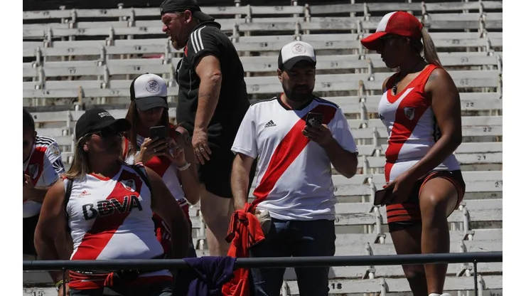 Foto de los hinchas de River en El Monumental.