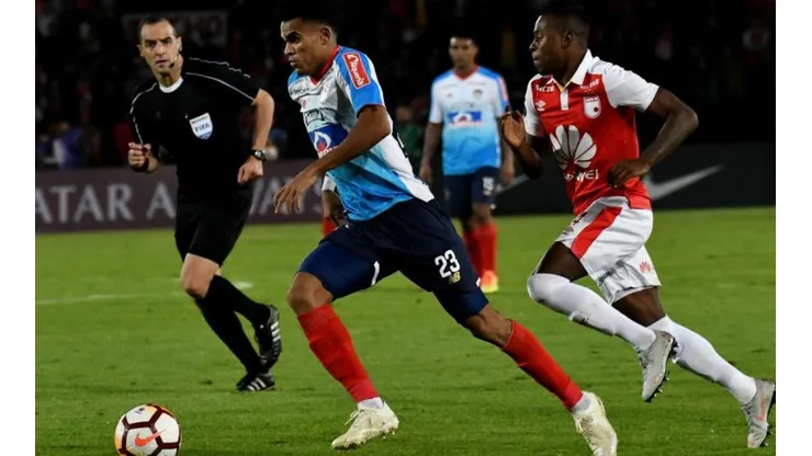 Junior vs Independiente Santa Fe por la Copa Sudamericana.