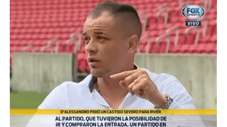 ¡UFFF! D'alessandro pide que sancionen duramente a River Plate