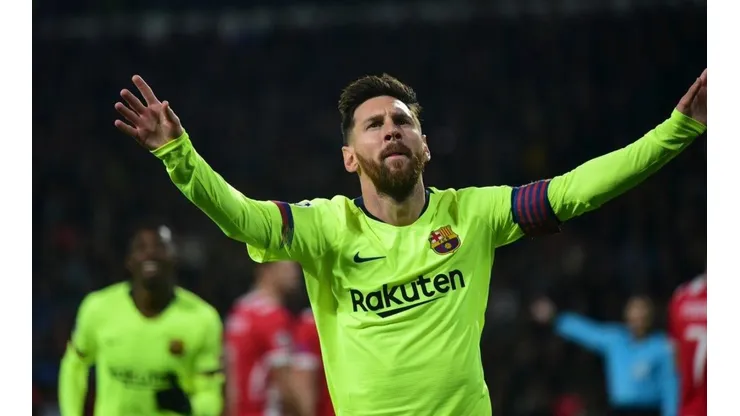 DIEZ Y CAPITÁN. Messi anotó un gol y dio una asistencia para el triunfo del Barcelona.