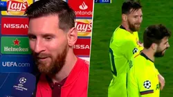 Hasta errando es el mejor: Messi contó qué quiso hacer en el gol de Piqué