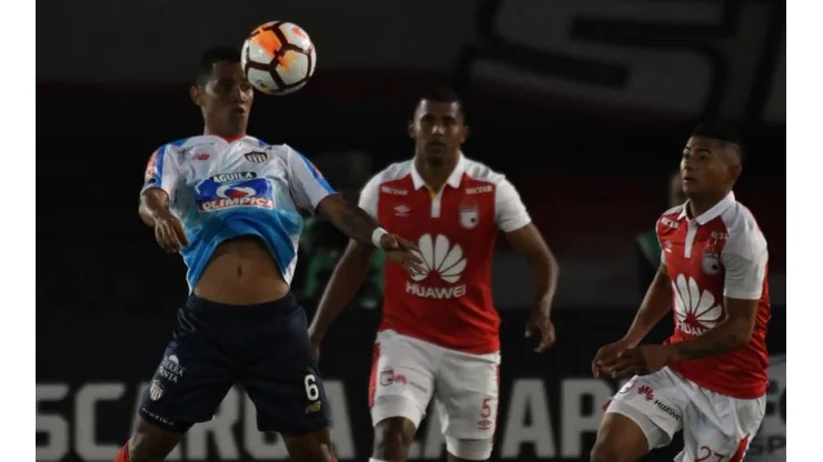 Junior vs Independiente Santa Fe por la Copa Sudamericana.