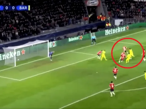 En una baldosa y rodeado por 4 rivales: el golazo de Messi que ni el arquero entendió