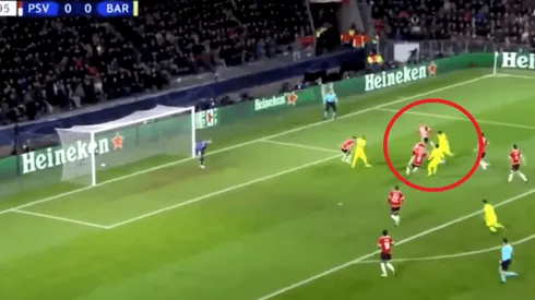 En una baldosa y rodeado por 4 rivales: el golazo de Messi que ni el arquero entendió