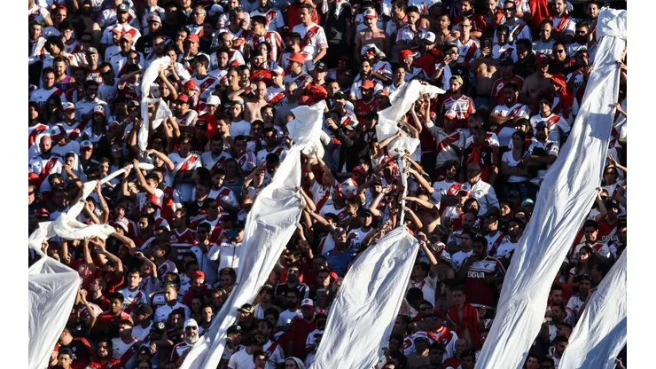 Foto de los hinchas de River en el Monumental.