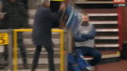 Manchester United ganó sobre la hora y Mourinho terminó fuera de sí festejando