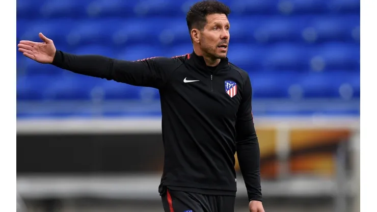 Diego Simeone, entrenador de Atlético Madrid.