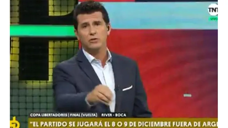 Castillo: "No se va a poder jugar nunca más un Superclásico en Argentina"