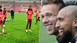 El caño de Arturo Vidal que aplaudieron todos los jugadores del Barcelona