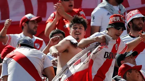 Foto de los hinchas de River.