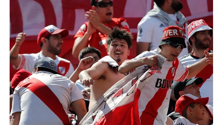 Foto de los hinchas de River.