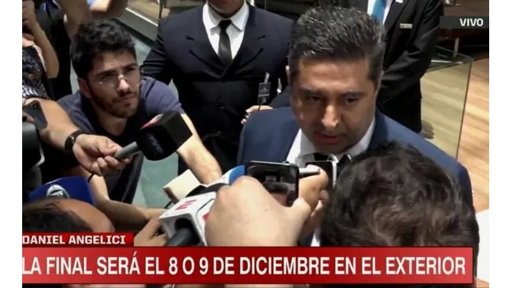 Angelici: "En el día de la fecha no aceptamos jugar ningún partido"