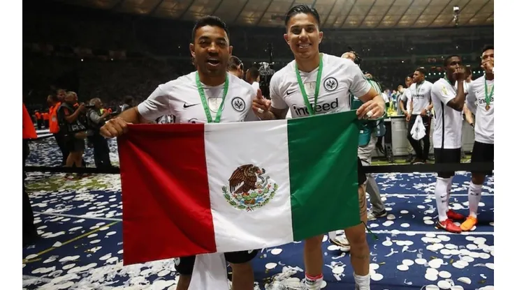 Fabián ´le bailó´ a Salcedo en el Estadio de Frankfurt