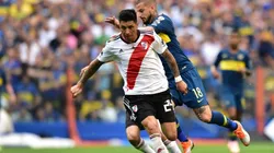 La foto bien riverplatense de Enzo Pérez con su familia una vez suspendido el clásico