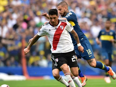 La foto bien riverplatense de Enzo Pérez con su familia una vez suspendido el clásico