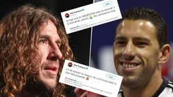 Puyol criticó la suspensión de la final, Maxi Rodríguez le respondió y se armó la polémica