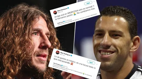 Puyol criticó la suspensión de la final, Maxi Rodríguez le respondió y se armó la polémica