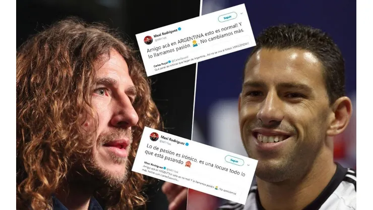 Puyol criticó la suspensión de la final, Maxi Rodríguez le respondió y se armó la polémica