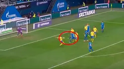 Para ahogar las penas, River: Driussi metió un golazo de tijera para el Zenit