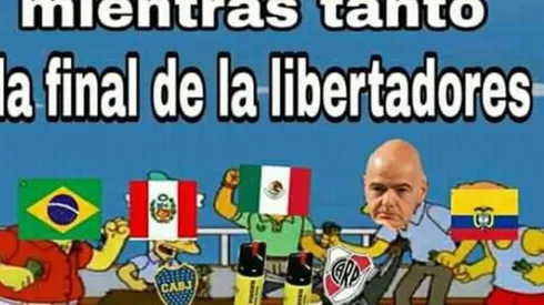 Los mejores memes de la suspensión de la final de la Copa Libertadores