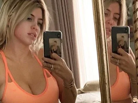 Wanda Nara se puso un vestido totalmente transparente y salió de fiesta con Icardi