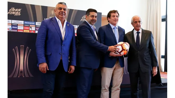 Foto de los presidentes de estas partes.