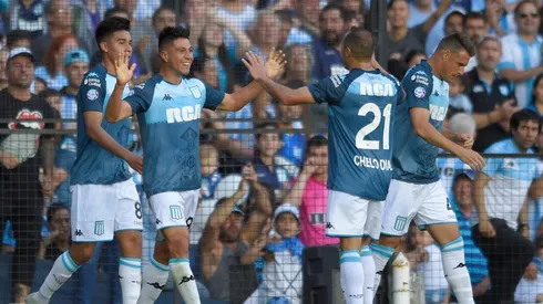 Racing vs Banfield por la Superliga.