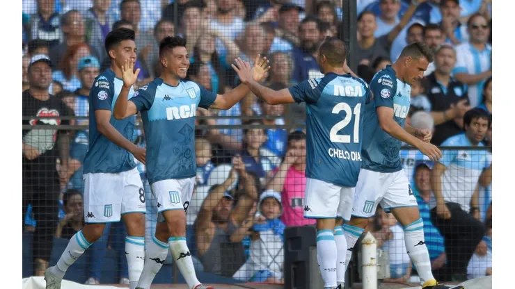 Racing vs Banfield por la Superliga.