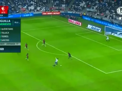 Ya es baile: Madrigal le pegó desde la casa y puso el tercero de Rayados